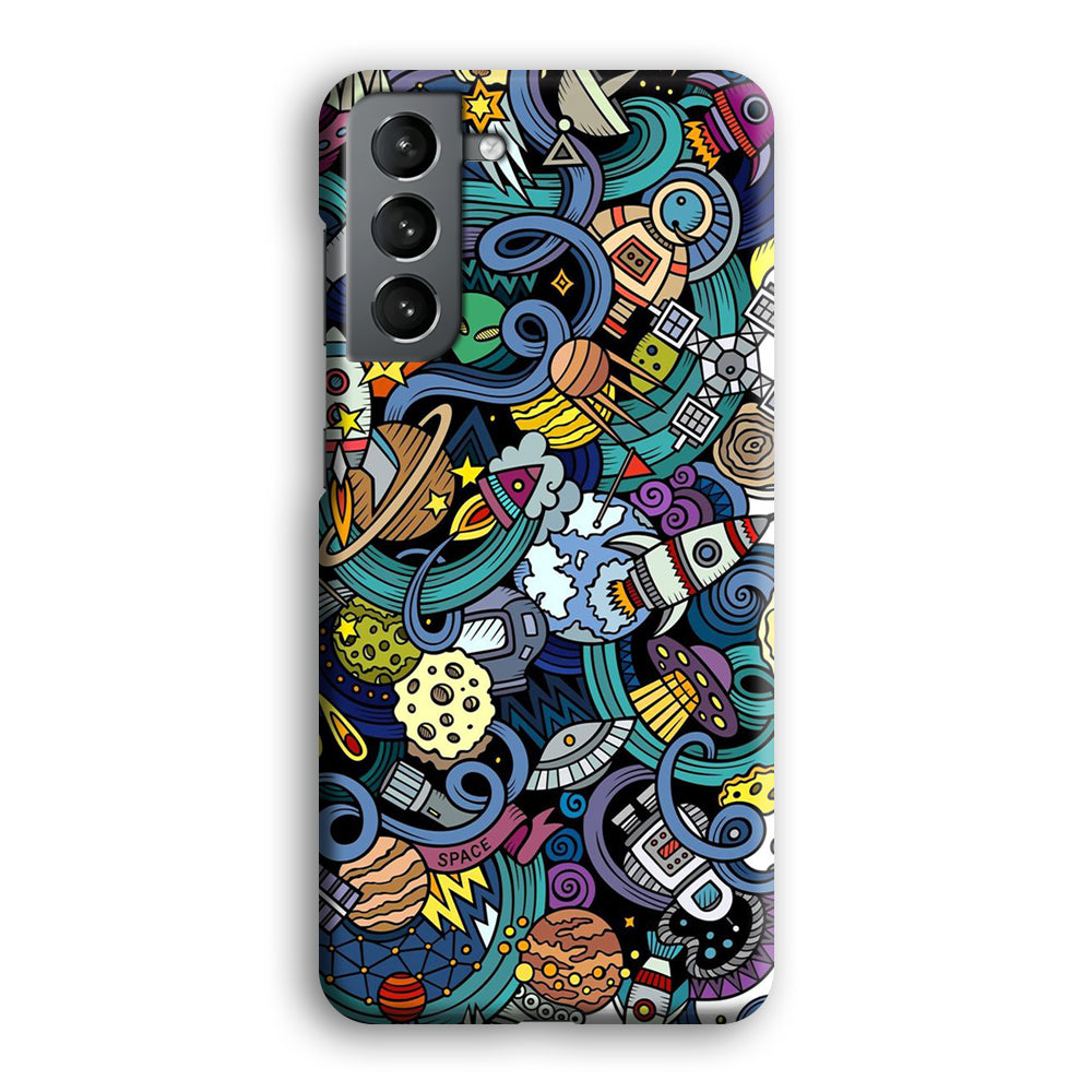 Doodle 002 Samsung Galaxy S21 Plus Case-Phone Case-3D Case-Altracase
