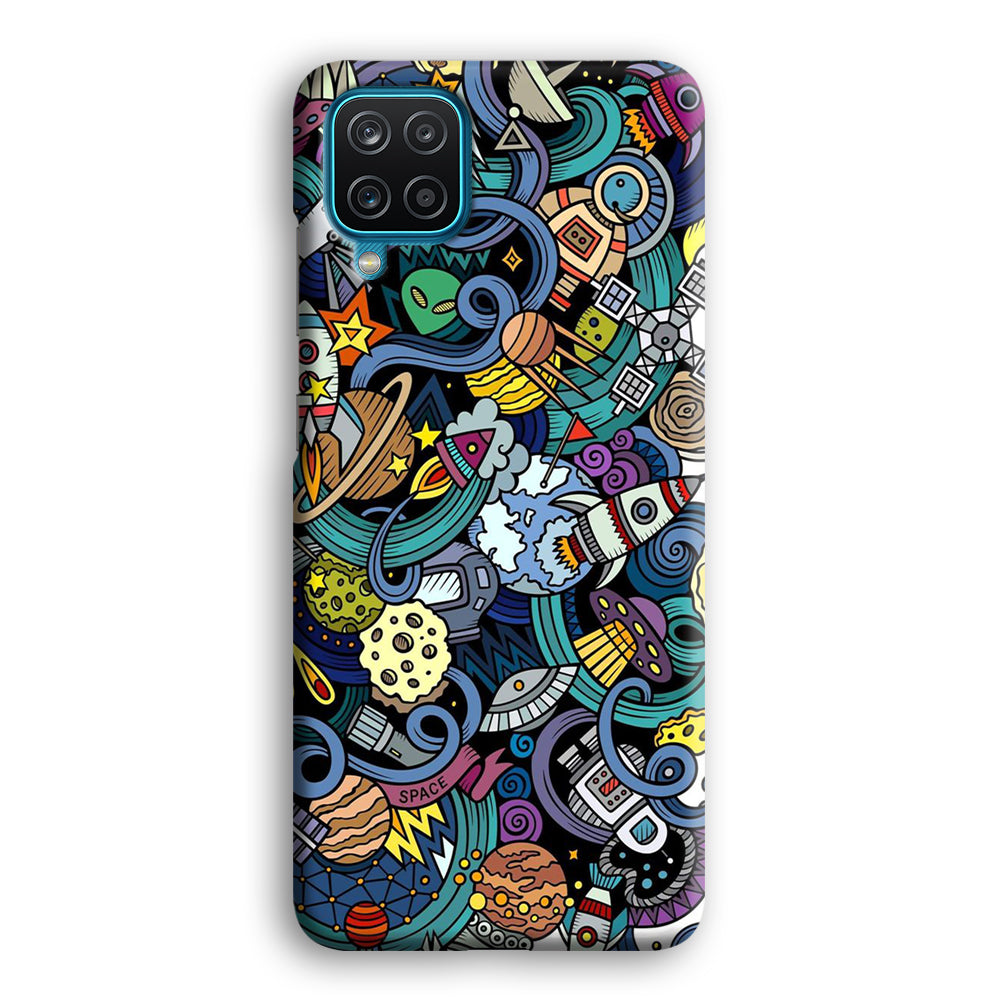Doodle 002 Samsung Galaxy A12 Case-Phone Case-3D Case-Altracase