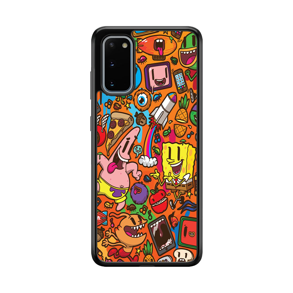 Doodle 005 Samsung Galaxy S20 Case-Phone Case-Tempered Glass Case-Altracase