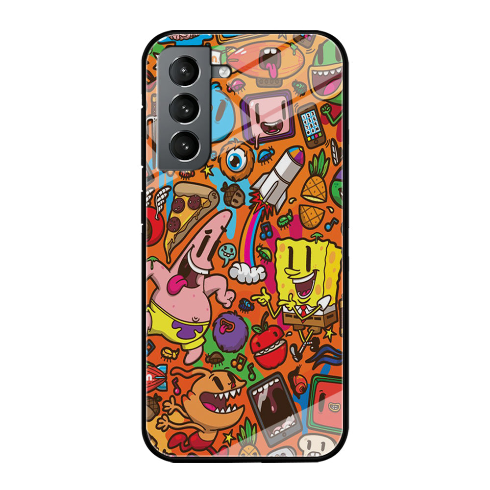 Doodle 005 Samsung Galaxy S24 Case-Phone Case-Tempered Glass Case-Altracase