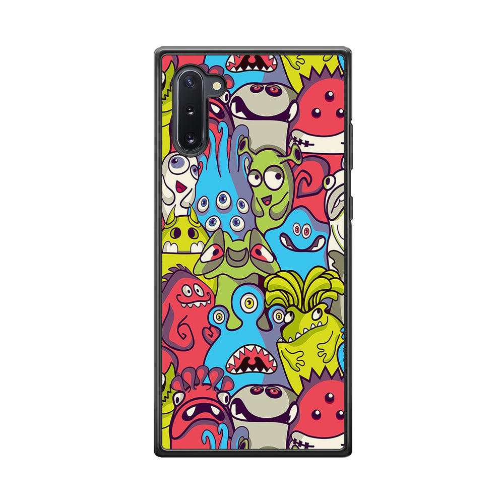 Doodle Art 006 Samsung Galaxy Note 10 Case-Phone Case-Tempered Glass Case-Altracase
