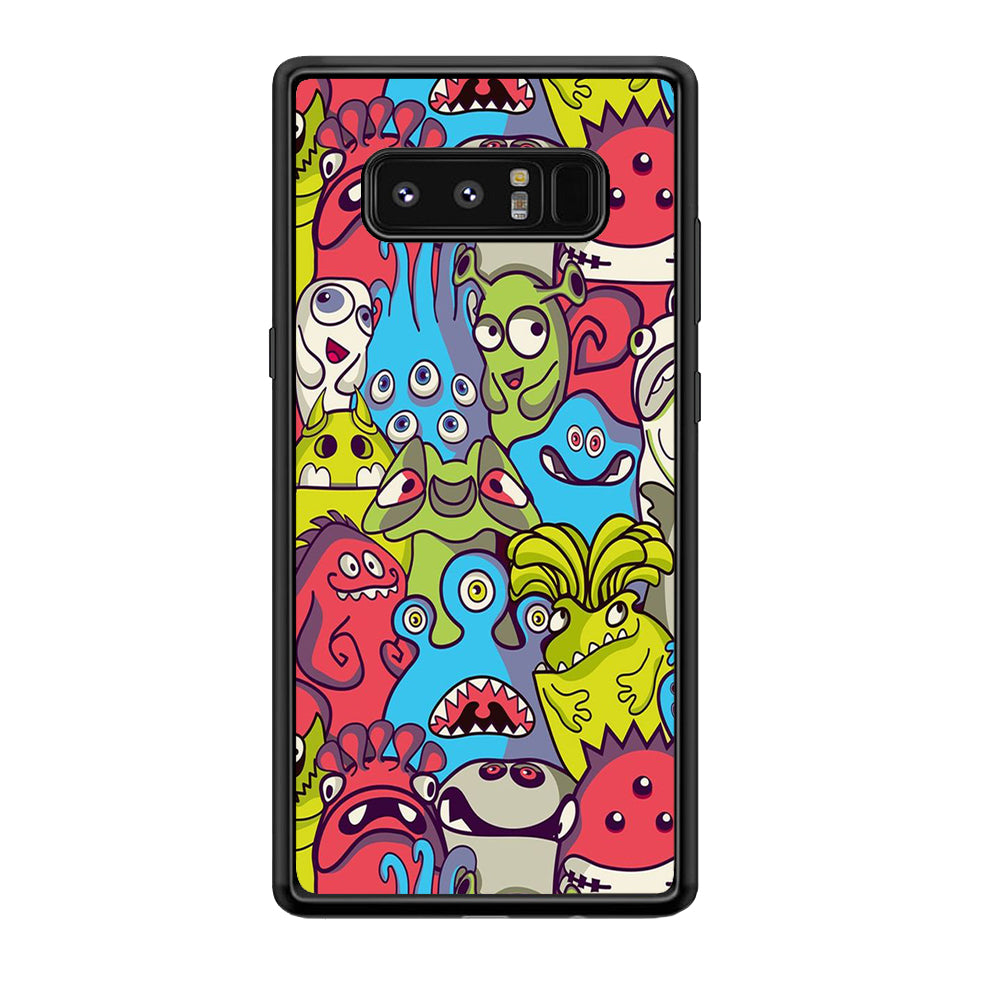 Doodle Art 006 Samsung Galaxy Note 8 Case-Phone Case-Tempered Glass Case-Altracase