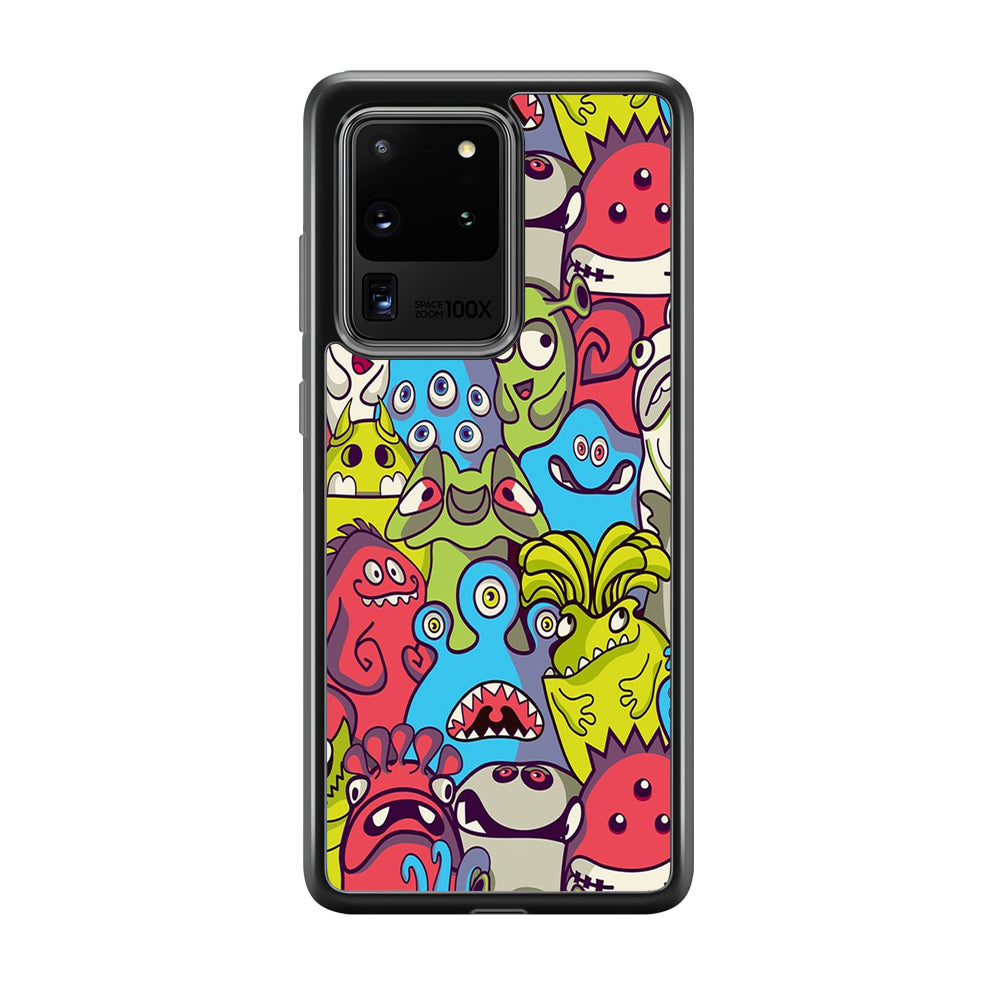 Doodle 006 Samsung Galaxy S20 Ultra Case-Phone Case-Tempered Glass Case-Altracase