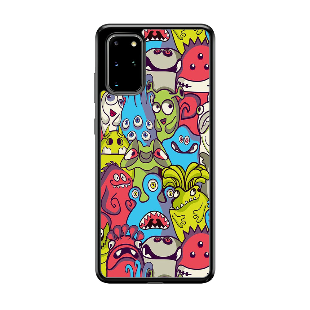 Doodle 006 Samsung Galaxy S20 Plus Case-Phone Case-Tempered Glass Case-Altracase