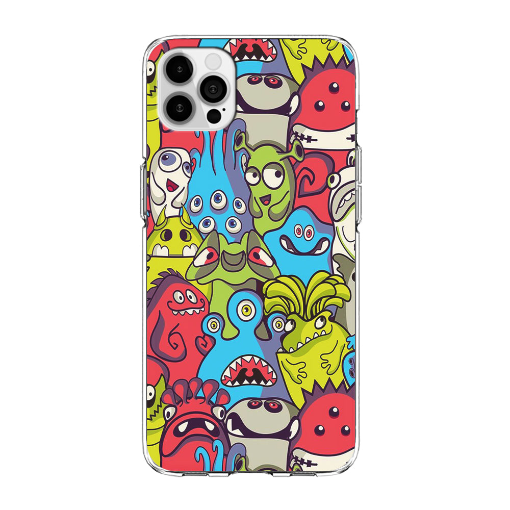 Doodle Art 006 iPhone 14 Pro Case-Phone Case-Clear Soft Case-Altracase