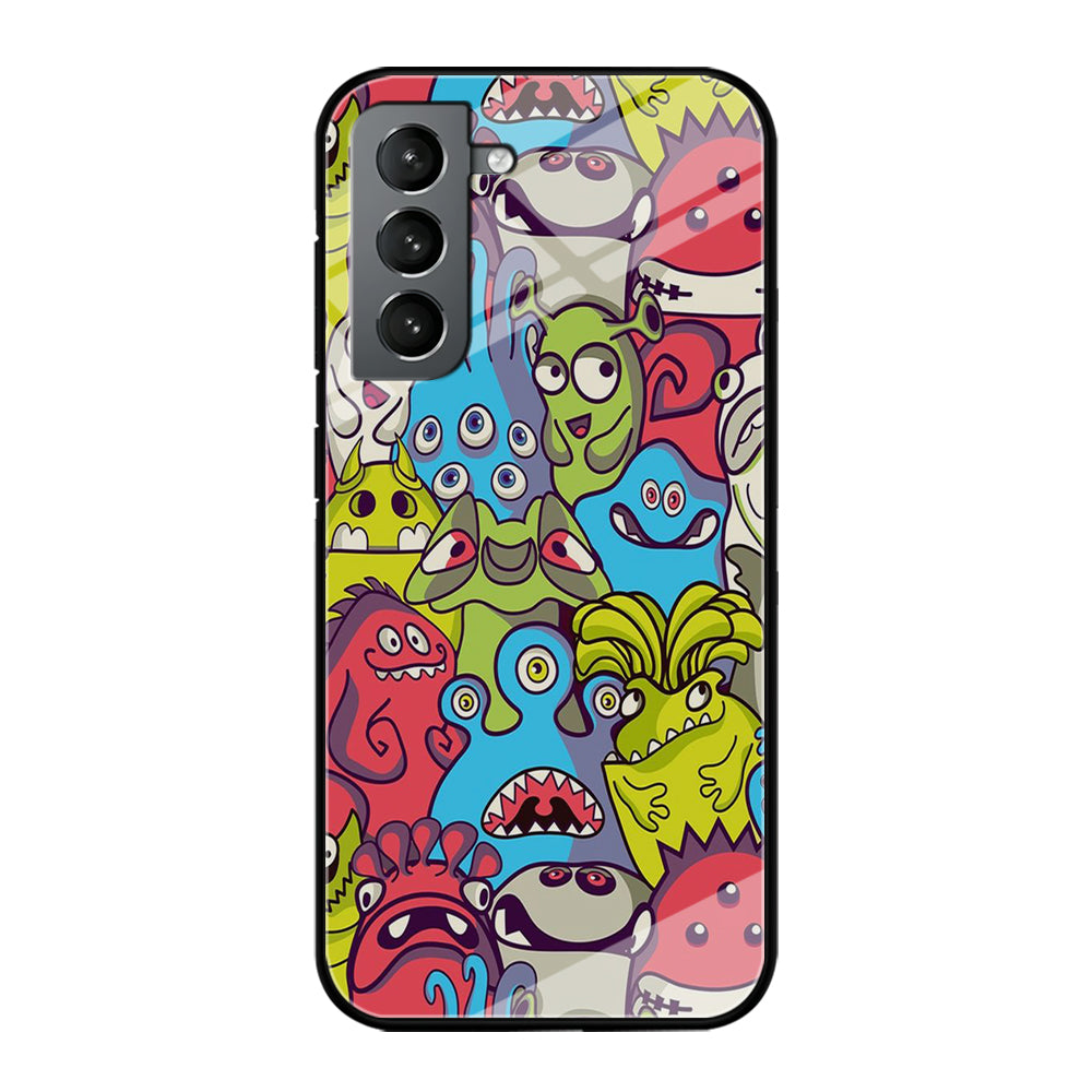 Doodle 006 Samsung Galaxy S21 Plus Case-Phone Case-Tempered Glass Case-Altracase