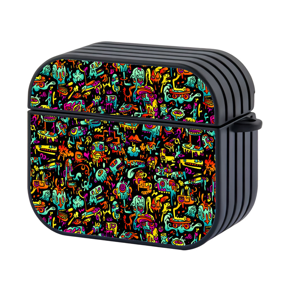 Doodle Melting Monsters Apple AirPods 4 Case - AirPod Case - Altracase