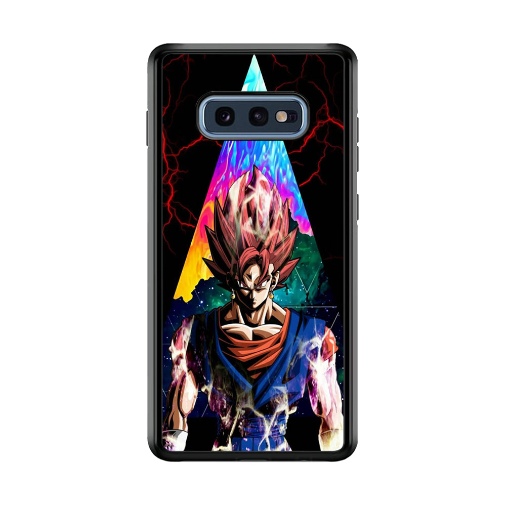 Dragon Ball - Goku 004 Samsung Galaxy S10E Case-Phone Case-Rubber Black (2D Case)-Altracase
