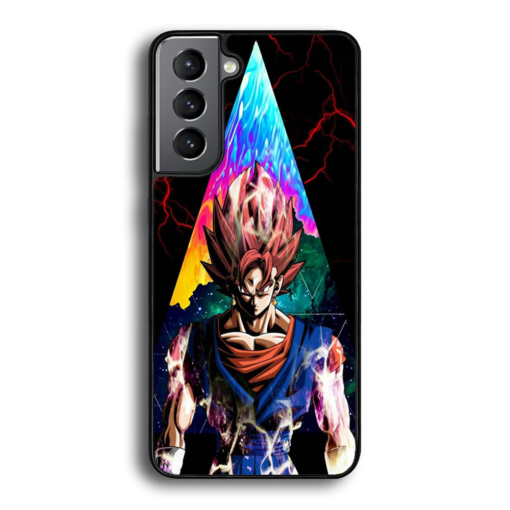 Dragon Ball - Goku 004 Samsung Galaxy S25 Plus Case-Phone Case-Rubber Black (2D Case)-Altracase