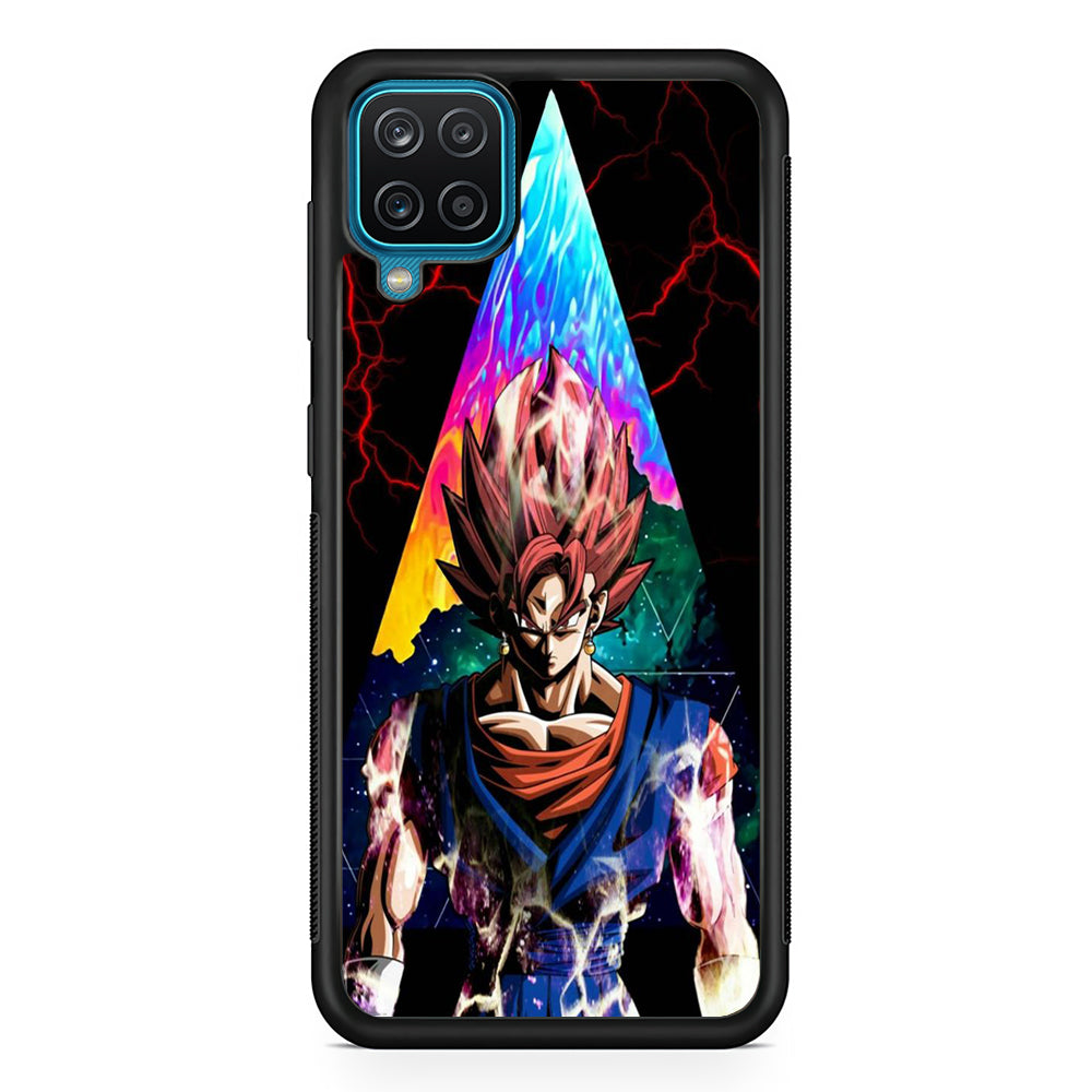 Dragon Ball - Goku 004 Samsung Galaxy A12 Case-Phone Case-Rubber Black (2D Case)-Altracase