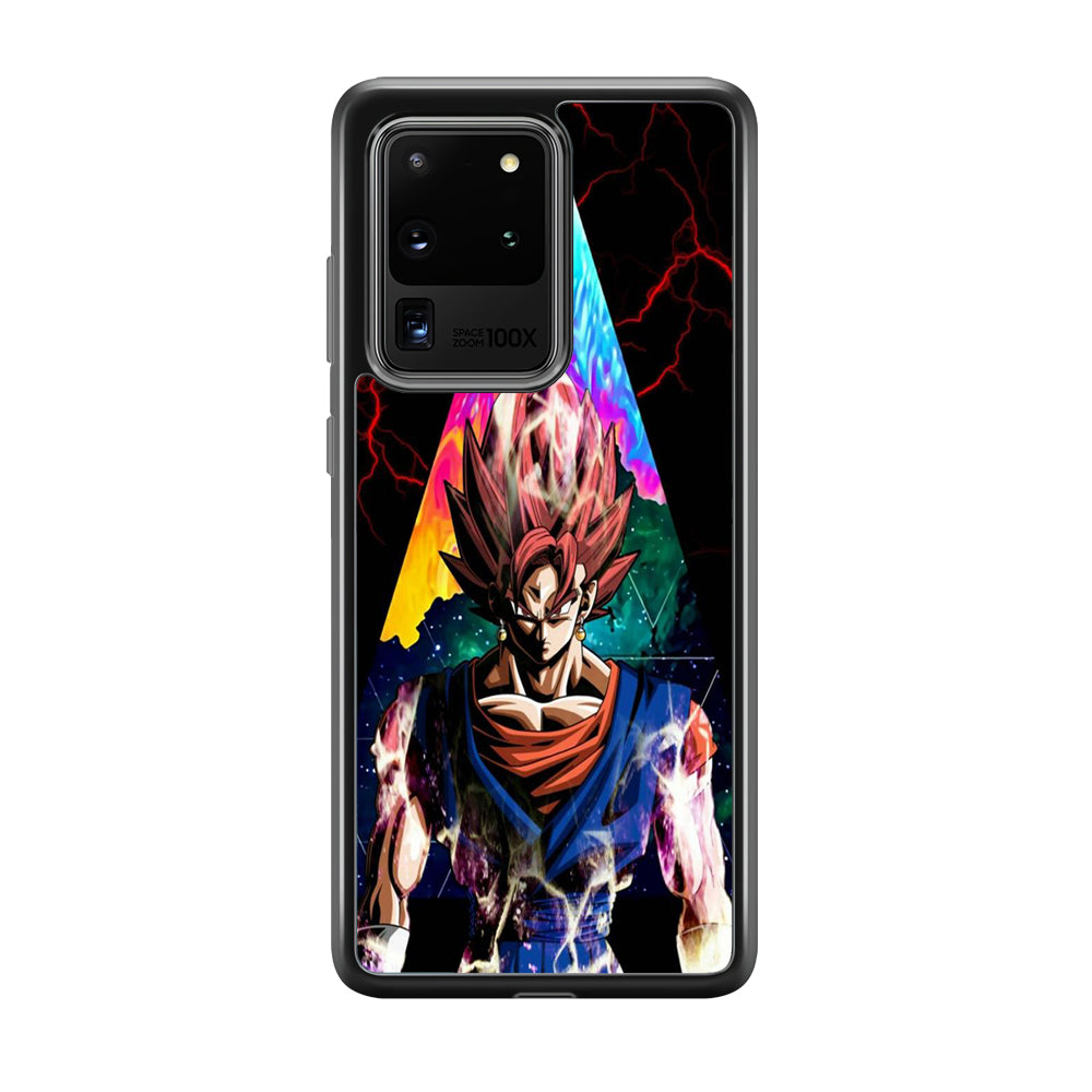 Dragon Ball - Goku 004 Samsung Galaxy S20 Ultra Case-Phone Case-Rubber Black (2D Case)-Altracase