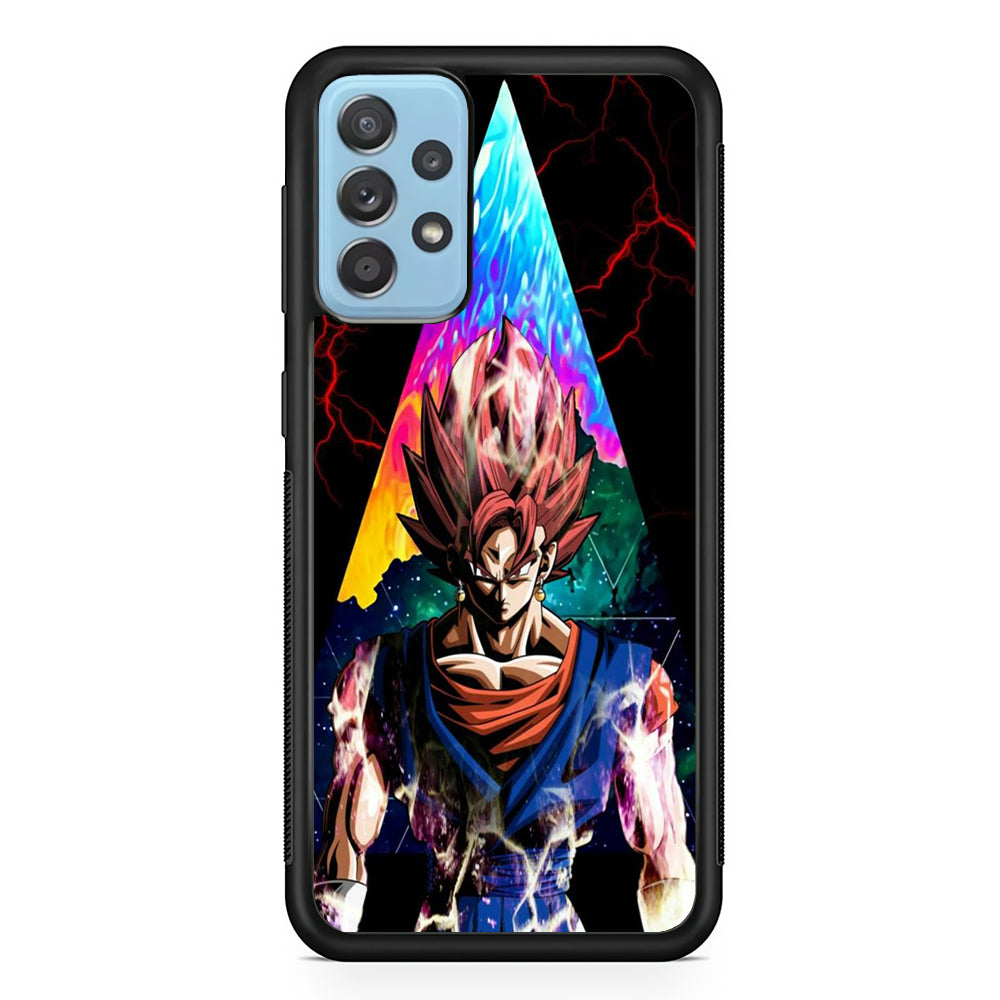 Dragon Ball - Goku 004 Samsung Galaxy A52 Case-Phone Case-Rubber Black (2D Case)-Altracase