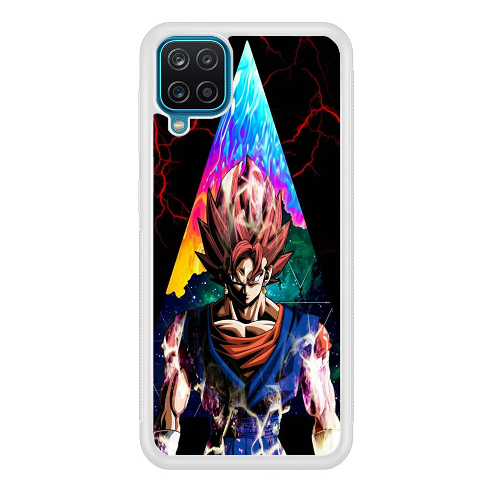 Dragon Ball - Goku 004 Samsung Galaxy A12 Case-Phone Case-Rubber White (2D Case)-Altracase