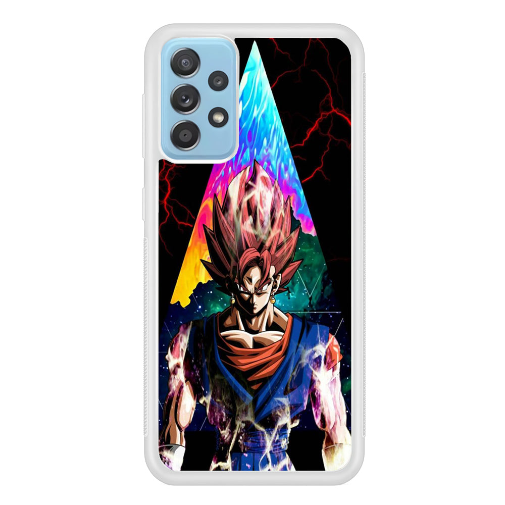 Dragon Ball - Goku 004 Samsung Galaxy A52 Case-Phone Case-Rubber White (2D Case)-Altracase