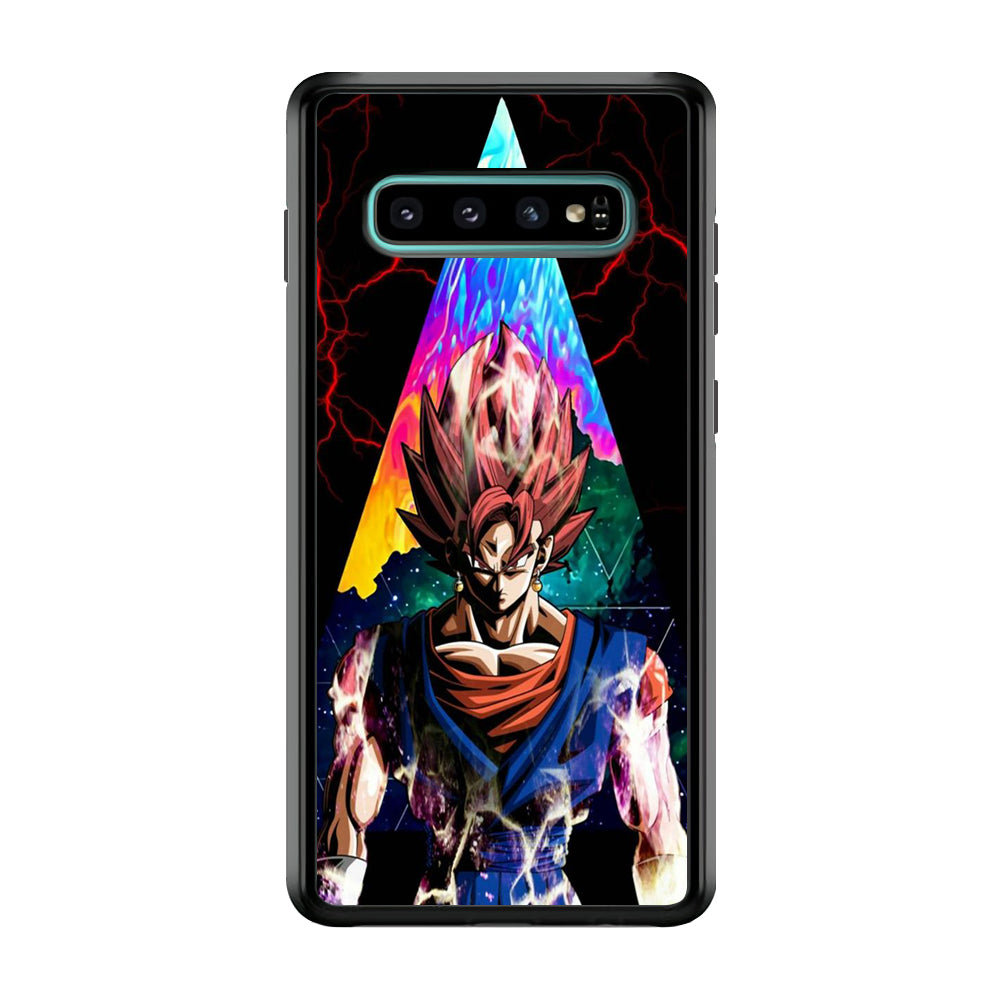 Dragon Ball - Goku 004 Samsung Galaxy S10 Plus Case-Phone Case-Rubber Black (2D Case)-Altracase