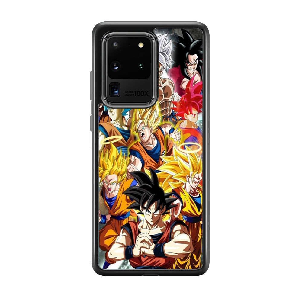 Dragon Ball - Goku 006 Samsung Galaxy S20 Ultra Case-Phone Case-Rubber Black (2D Case)-Altracase