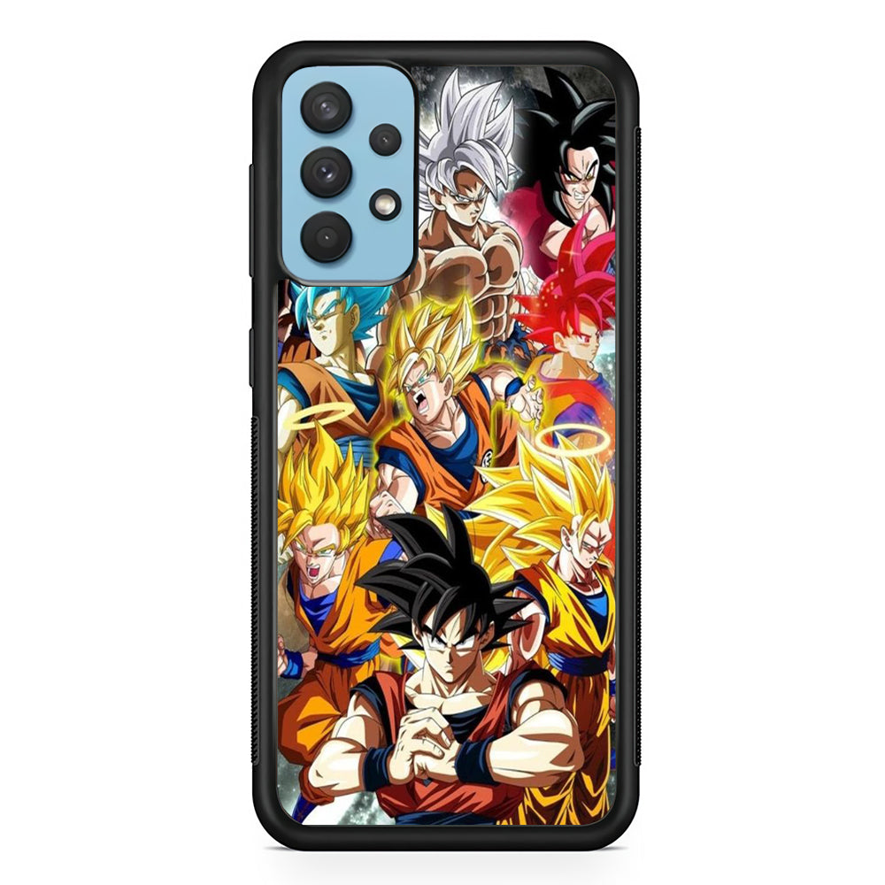 Dragon Ball - Goku 006 Samsung Galaxy A32 Case-Phone Case-Rubber Black (2D Case)-Altracase