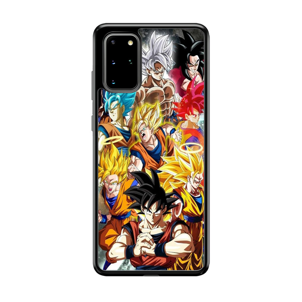 Dragon Ball - Goku 006 Samsung Galaxy S20 Plus Case-Phone Case-Rubber Black (2D Case)-Altracase