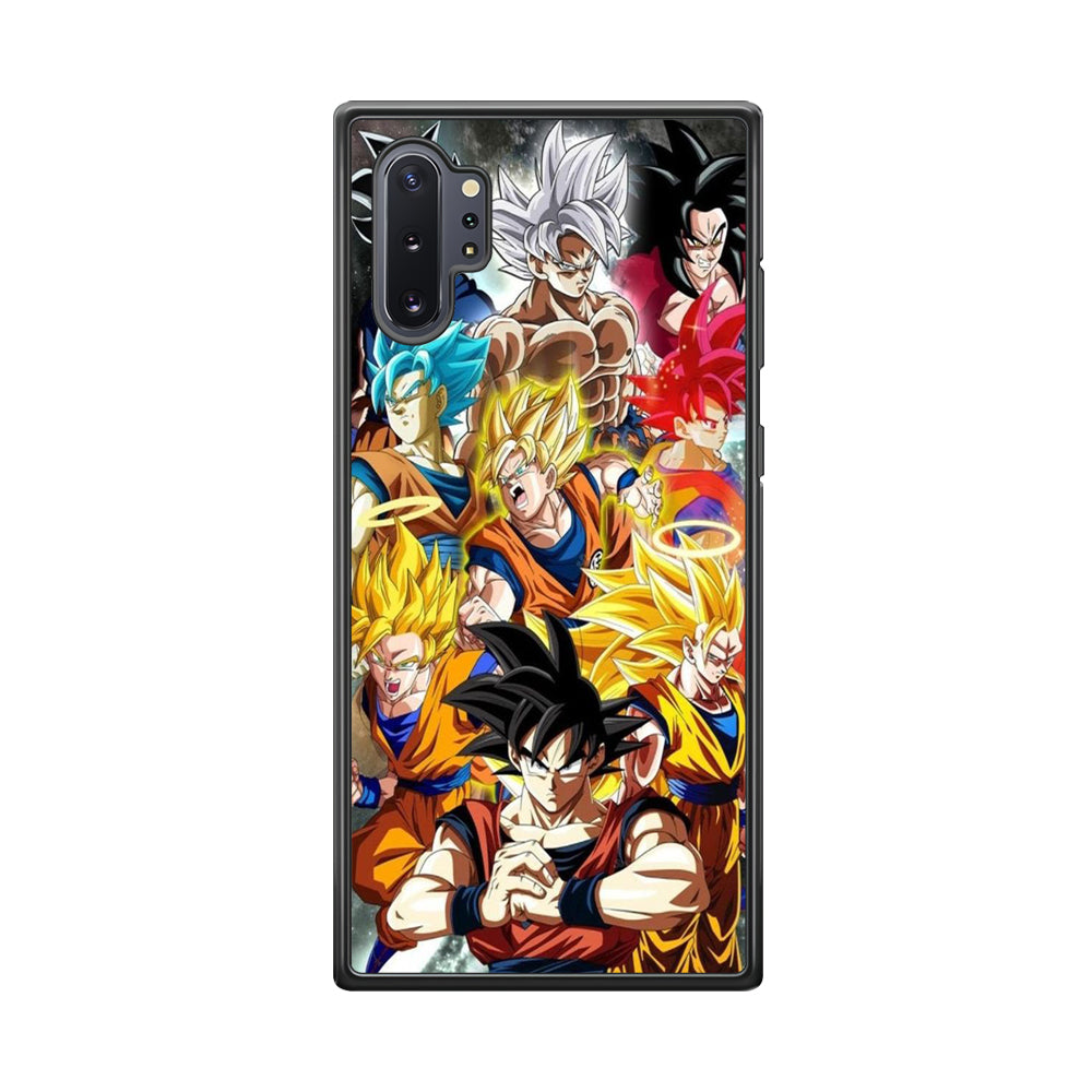 Dragon Ball - Goku 006 Samsung Galaxy Note 10 Plus Case-Phone Case-Rubber Black (2D Case)-Altracase