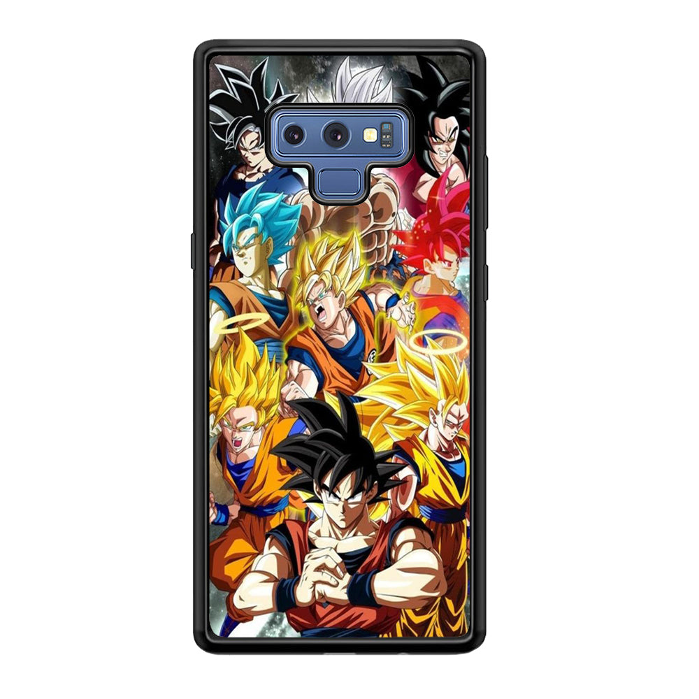 Dragon Ball - Goku 006 Samsung Galaxy Note 9 Case-Phone Case-Rubber Black (2D Case)-Altracase