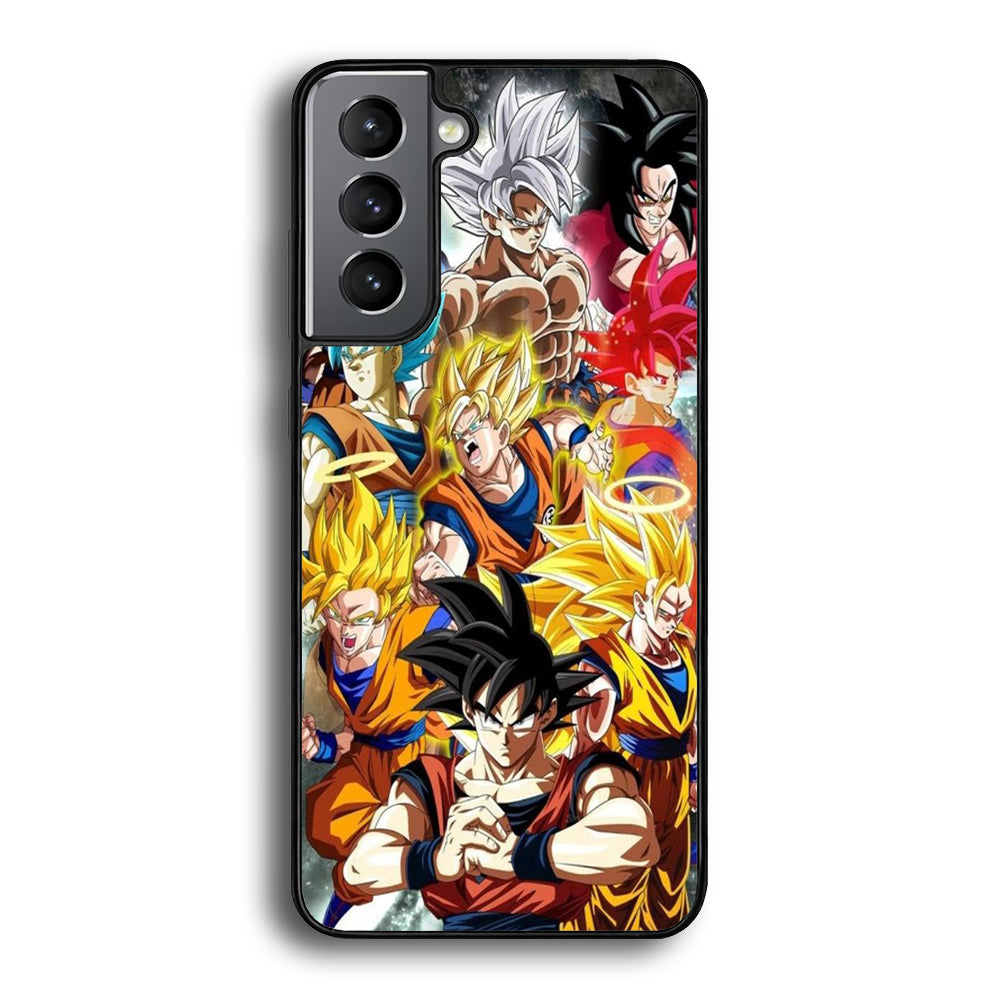 Dragon Ball - Goku 006 Samsung Galaxy S21 Case-Phone Case-Rubber Black (2D Case)-Altracase