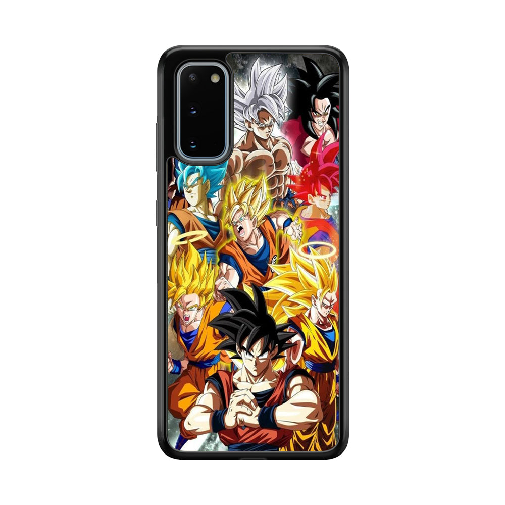 Dragon Ball - Goku 006 Samsung Galaxy S20 Case-Phone Case-Rubber Black (2D Case)-Altracase