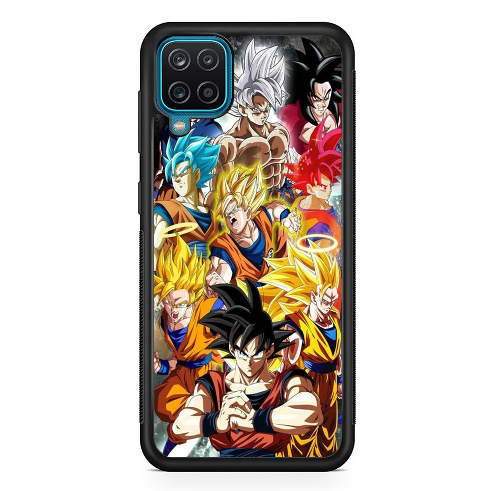 Dragon Ball - Goku 006 Samsung Galaxy A12 Case-Phone Case-Rubber Black (2D Case)-Altracase