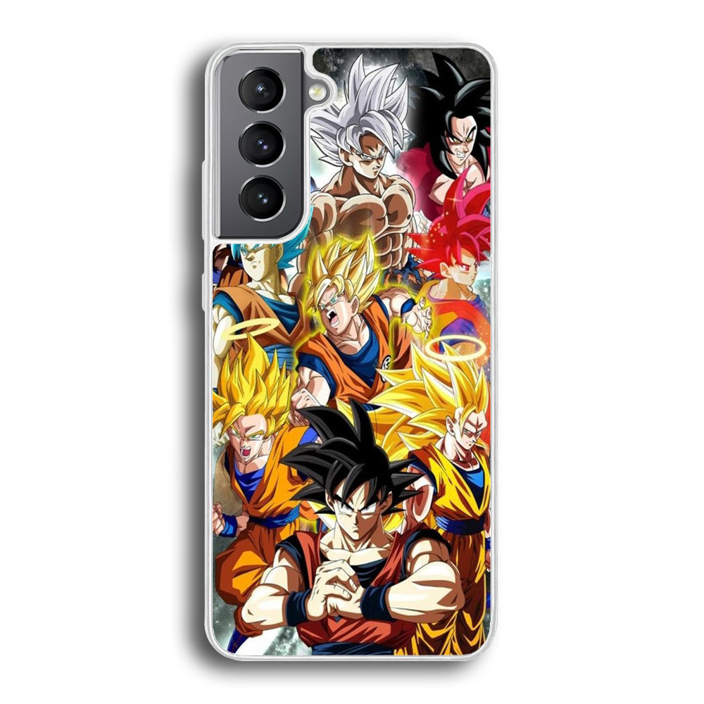 Dragon Ball - Goku 006 Samsung Galaxy S21 Plus Case-Phone Case-Rubber White (2D Case)-Altracase