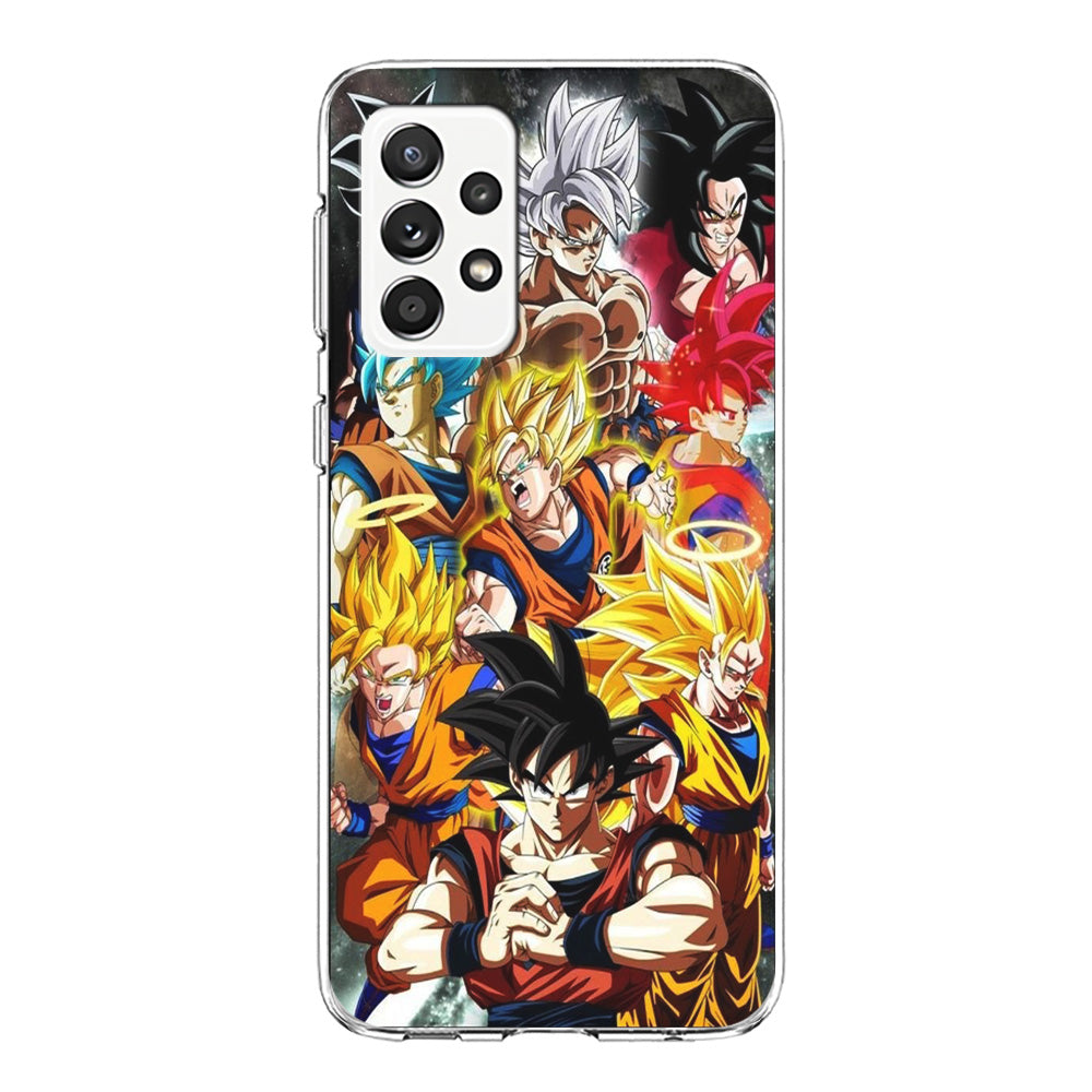 Dragon Ball - Goku 006 Samsung Galaxy A72 Case-Phone Case-Clear Soft Case-Altracase