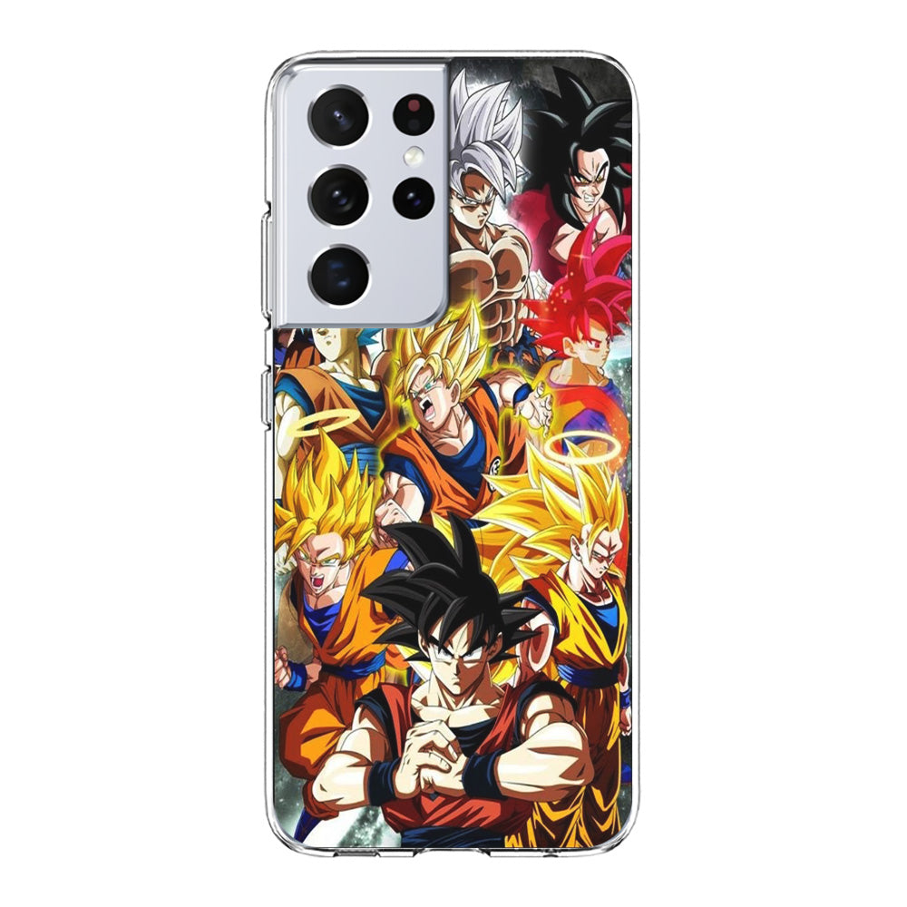 Dragon Ball - Goku 006 Samsung Galaxy S23 Ultra Case-Phone Case-Clear Soft Case-Altracase