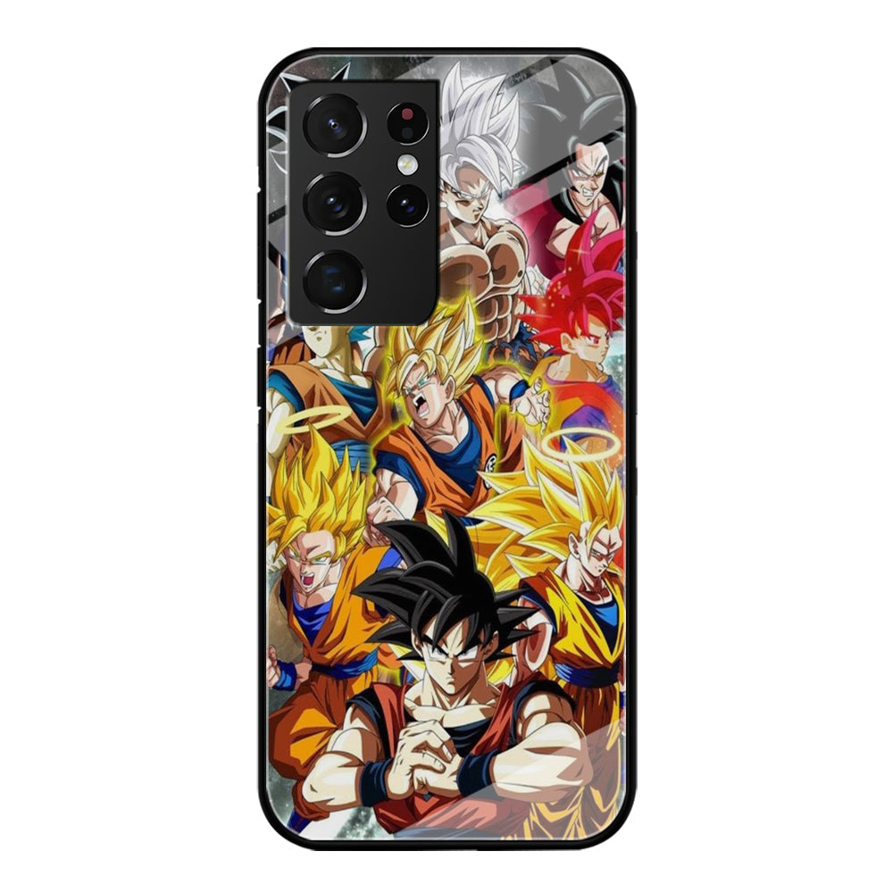 Dragon Ball - Goku 006 Samsung Galaxy S23 Ultra Case-Phone Case-Tempered Glass Case-Altracase