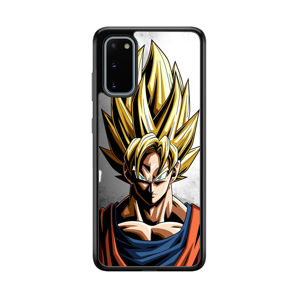 Dragon Ball - Goku 014 Samsung Galaxy S20 Case-Phone Case-Rubber Black (2D Case)-Altracase