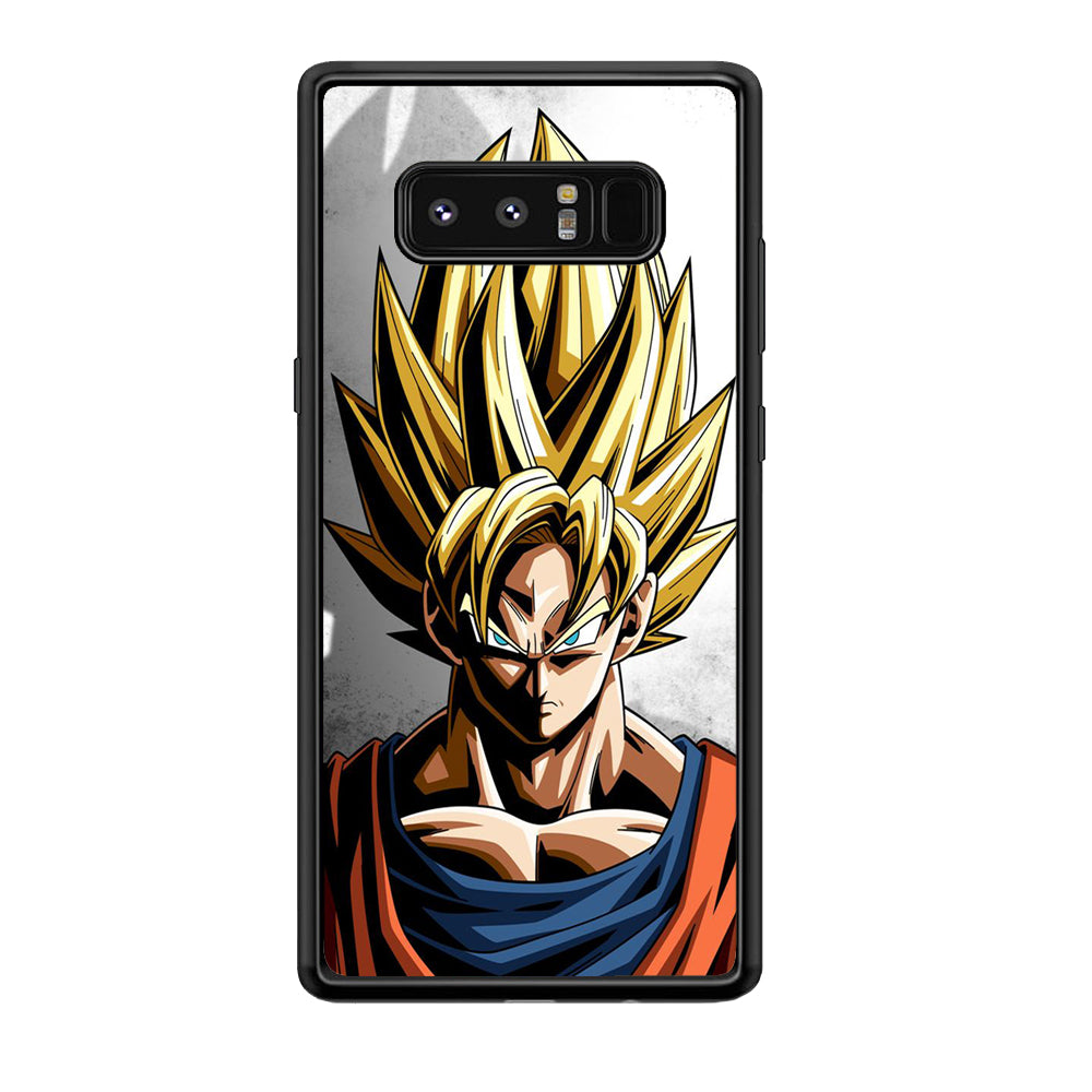 Dragon Ball - Goku 014 Samsung Galaxy Note 8 Case-Phone Case-Rubber Black (2D Case)-Altracase