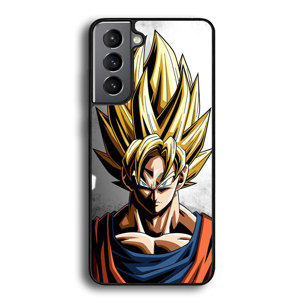 Dragon Ball - Goku 014 Samsung Galaxy S21 Plus Case-Phone Case-Rubber Black (2D Case)-Altracase