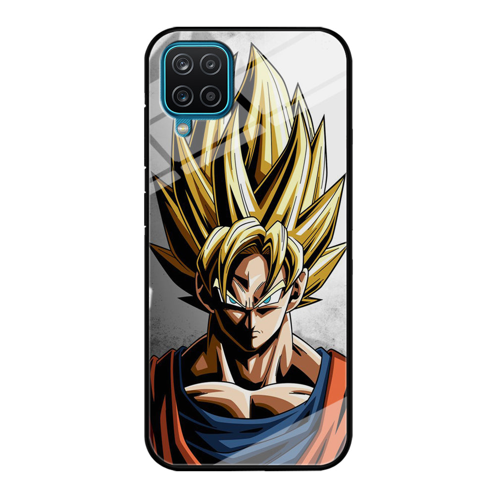 Dragon Ball - Goku 014 Samsung Galaxy A12 Case-Phone Case-Tempered Glass Case-Altracase