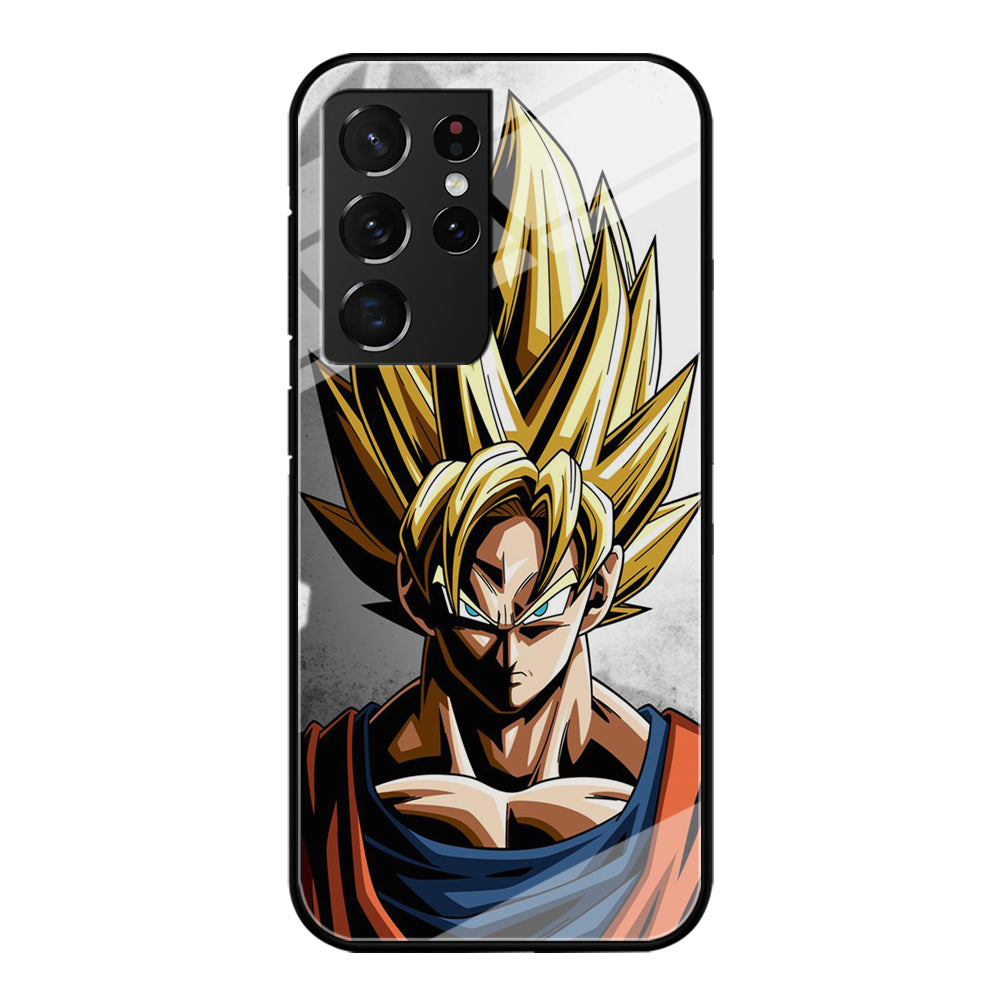 Dragon Ball - Goku 014 Samsung Galaxy S21 Ultra Case-Phone Case-Tempered Glass Case-Altracase
