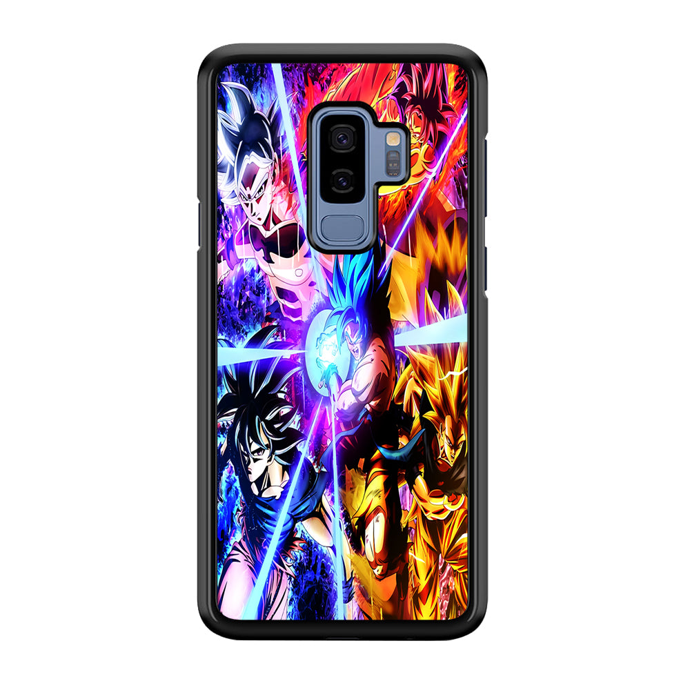 Dragon Ball Super Saiyan Kamehameha Samsung Galaxy S9 Plus Case-Phone Case-Rubber Black (2D Case)-Altracase