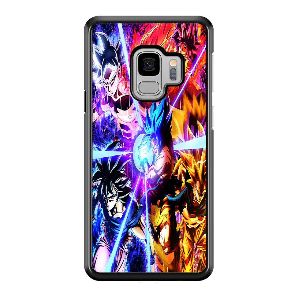 Dragon Ball Super Saiyan Kamehameha Samsung Galaxy S9 Case-Phone Case-Rubber Black (2D Case)-Altracase