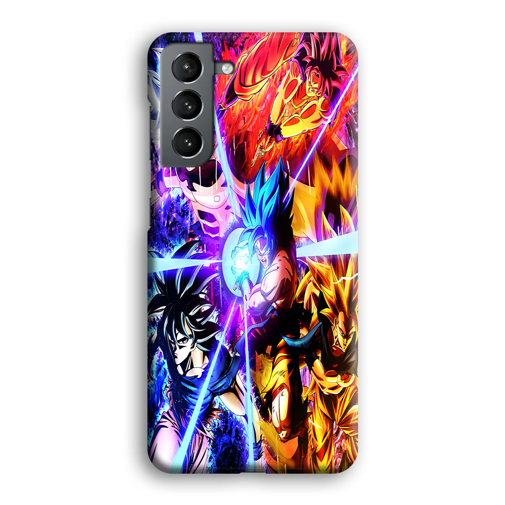 Dragon Ball Super Saiyan Kamehameha Samsung Galaxy S21 Plus Case-Phone Case-3D Case-Altracase