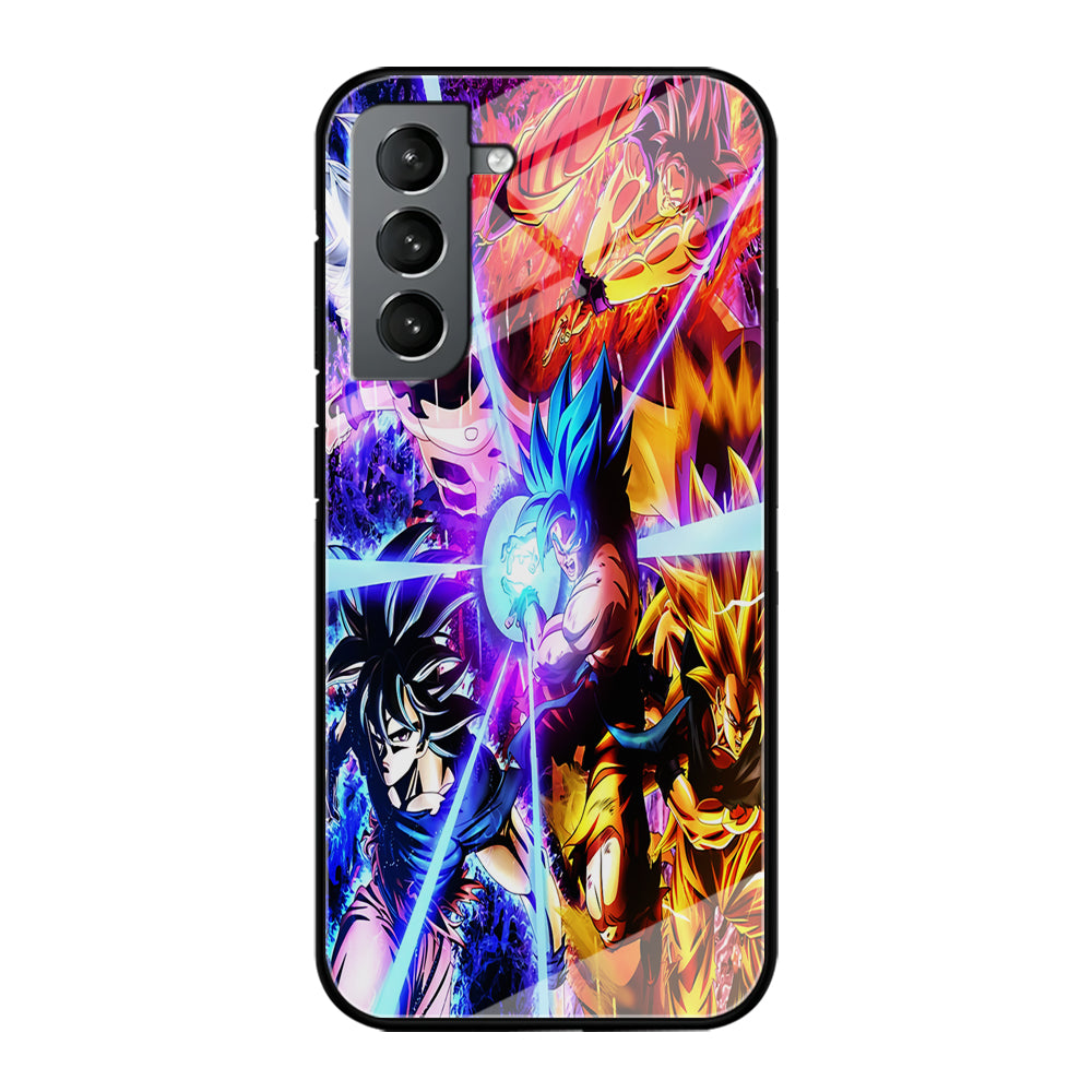 Dragon Ball Super Saiyan Kamehameha Samsung Galaxy S21 Plus Case-Phone Case-Tempered Glass Case-Altracase