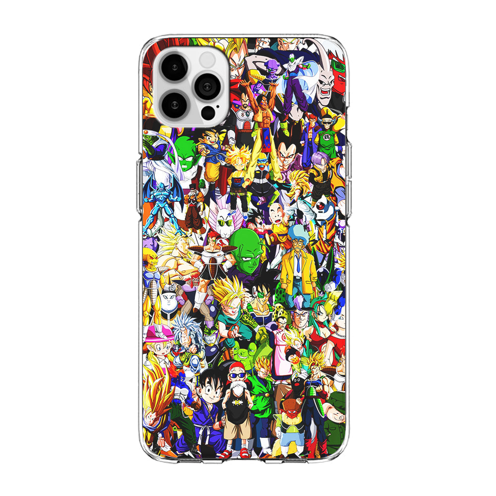 Dragon Ball Z All Characters iPhone 14 Pro Case-Phone Case-Clear Soft Case-Altracase