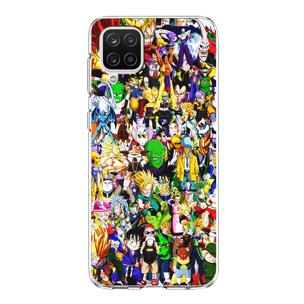 Dragon Ball Z All Characters Samsung Galaxy A12 Case-Phone Case-Clear Soft Case-Altracase