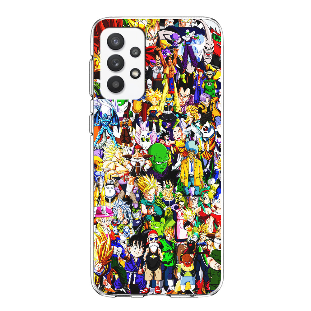 Dragon Ball Z All Characters Samsung Galaxy A32 Case-Phone Case-Clear Soft Case-Altracase
