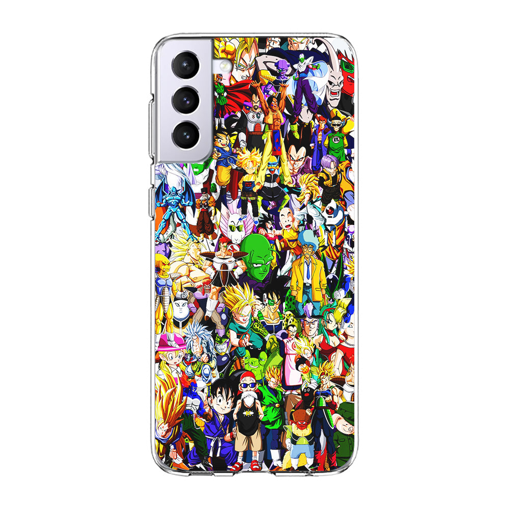 Dragon Ball Z All Characters Samsung Galaxy S21 Plus Case-Phone Case-Clear Soft Case-Altracase