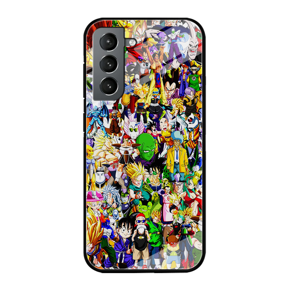 Dragon Ball Z All Characters Samsung Galaxy S21 Plus Case-Phone Case-Tempered Glass Case-Altracase