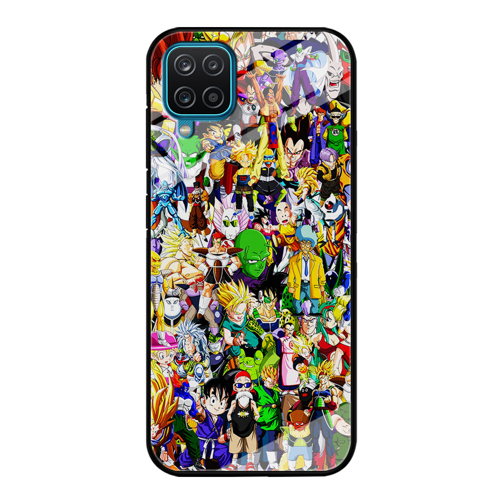 Dragon Ball Z All Characters Samsung Galaxy A12 Case-Phone Case-Tempered Glass Case-Altracase
