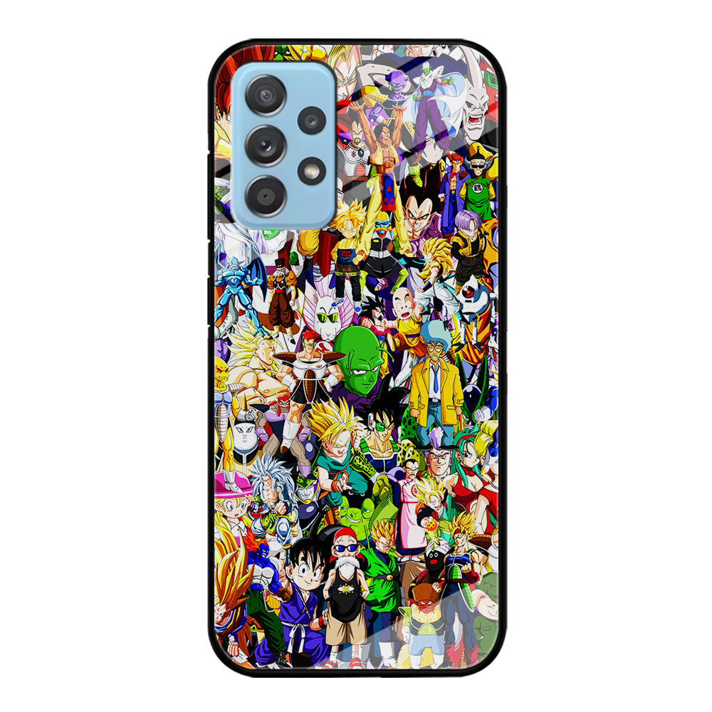 Dragon Ball Z All Characters Samsung Galaxy A72 Case-Phone Case-Tempered Glass Case-Altracase