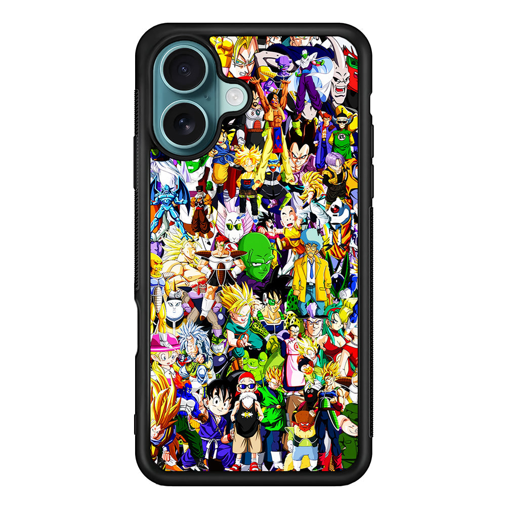 Dragon Ball Z All Characters iPhone 16 Plus Case - Altracase