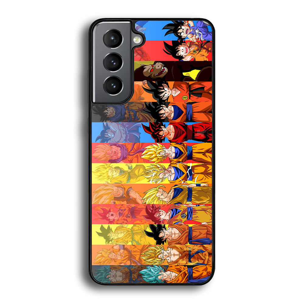 Dragon Ball Z Evolution Samsung Galaxy S21 Plus Case-Phone Case-Rubber Black (2D Case)-Altracase