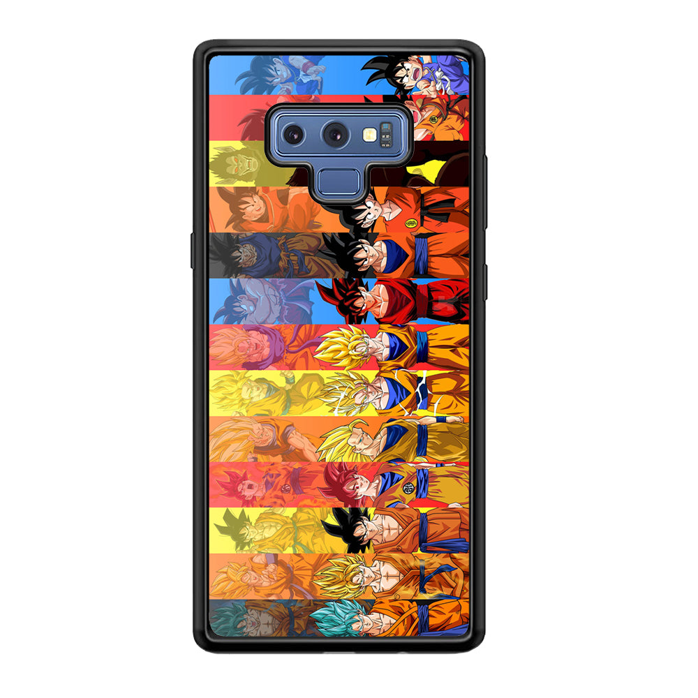 Dragon Ball Z Evolution Samsung Galaxy Note 9 Case-Phone Case-Rubber Black (2D Case)-Altracase